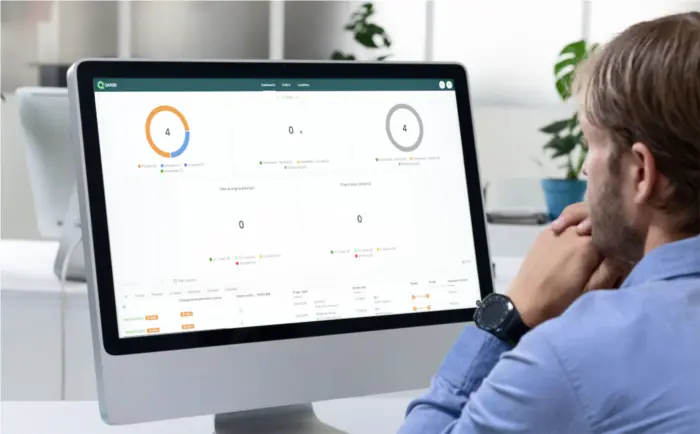 Qargo customer portal dashboard